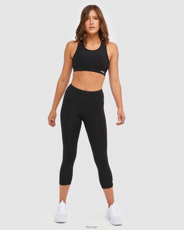 FILA kvinner klassiske 3/4 tights for kvinner svart fila HHL842879 svart