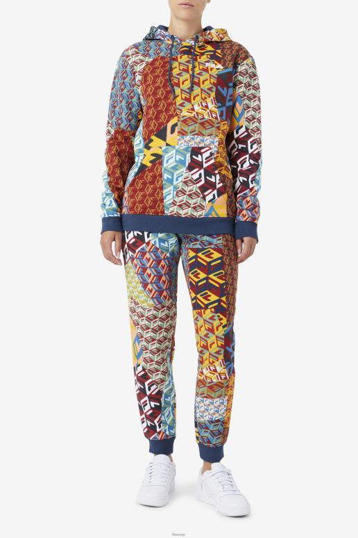 FILA kvinner magdalena jogger fila hav/gul/hvit HHL841586 hav/gul/hvit