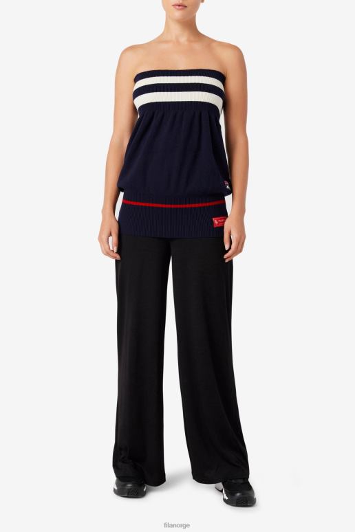 FILA kvinner marine/hvit/rød fila skjørt HHL842931 marine/hvit/rød