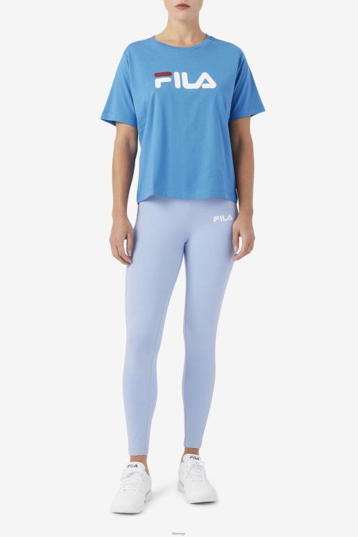 FILA kvinner mercy legging fila blå/hvit/blå HHL841724 blå/hvit/blå