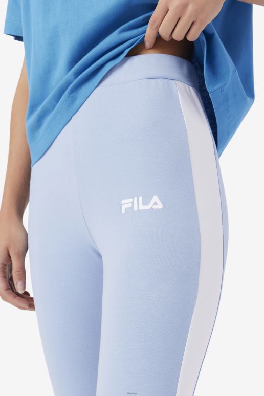 FILA kvinner mercy legging fila blå/hvit/blå HHL841724 blå/hvit/blå