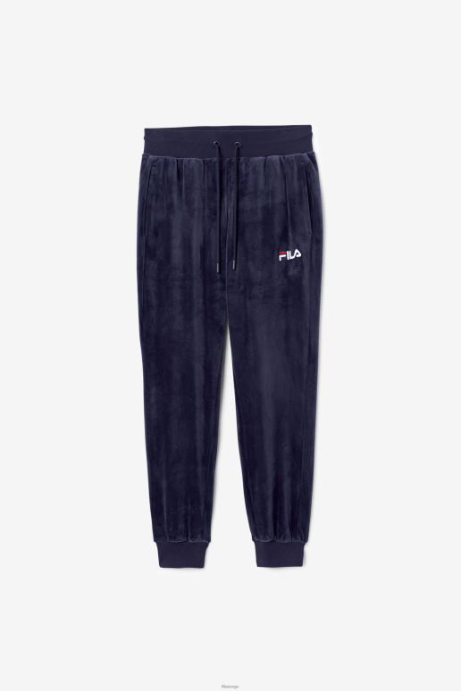 FILA kvinner navy zura velour jogger fila HHL841584 marinen