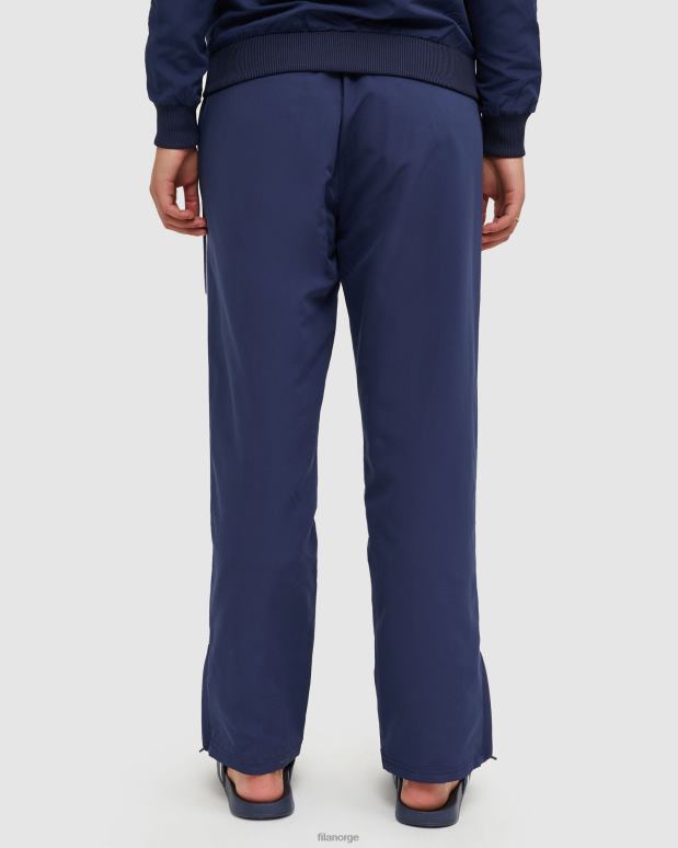 FILA kvinner nye marineblå klassiske mikrofiberbukser for kvinner fila HHL842904 ny marine