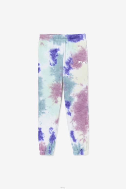 FILA kvinner raleigh tie dye jogger fila aruba blå tie dye HHL841658 aruba blå slipsfarge