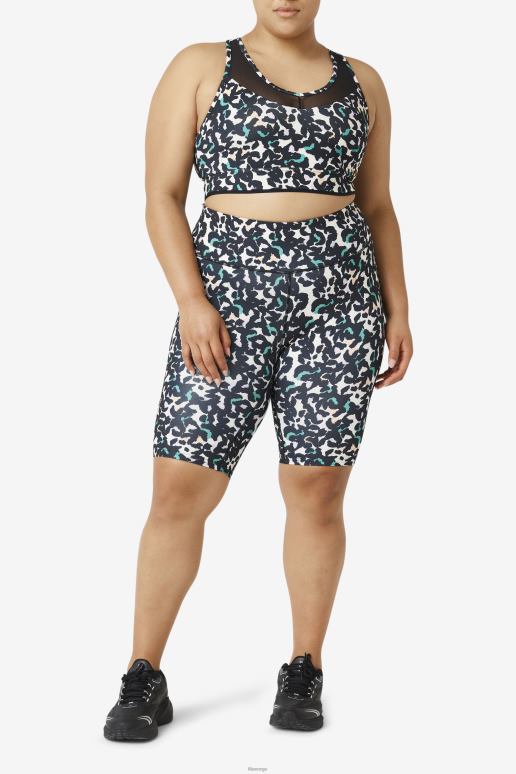 FILA kvinner svart animal fila forza 8-tommers sykkelkort HHL841953 svart dyr