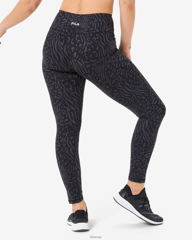 FILA kvinner svart fila petra 7/8 tight HHL842985 svart