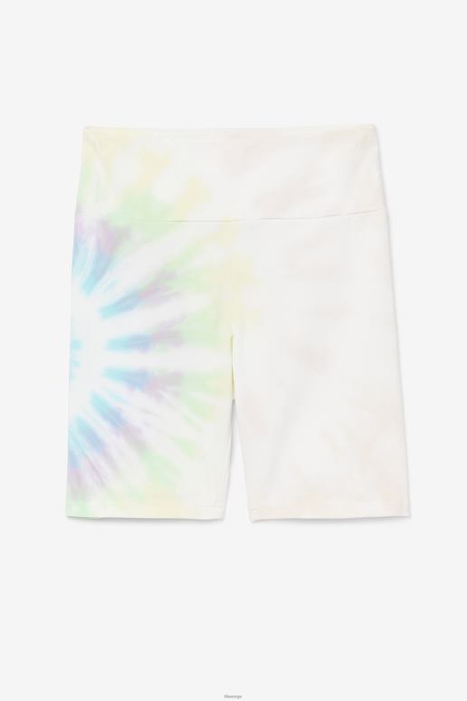 FILA kvinner taima tie dye sykkel kort fila double cream tie dye HHL841676 dobbel kremfarge