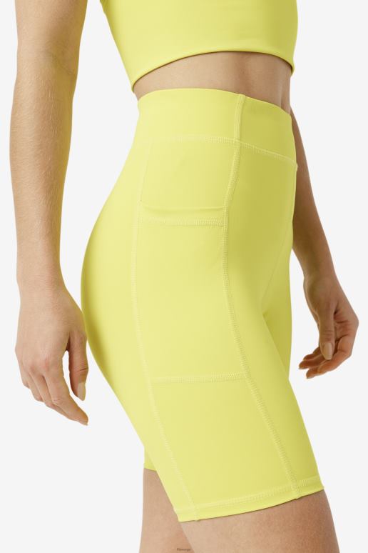 FILA kvinner tiana sykkel kort fila svovel HHL841652 svovel