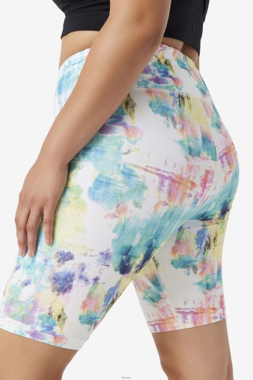 FILA kvinner tie dye forza 8inch tie dye sykkel kort fila HHL841956 bindefarge