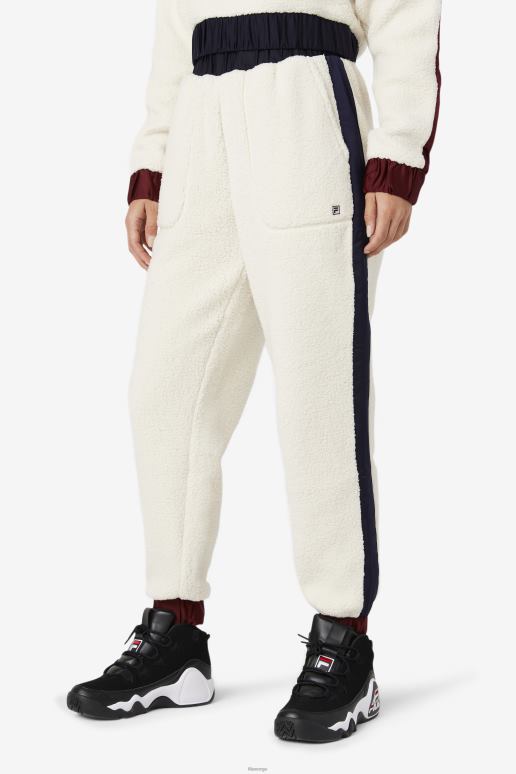 FILA kvinner tofu/peacoat/tawny port fila malia jogger HHL841587 tofu/peacoat/tawny portvin