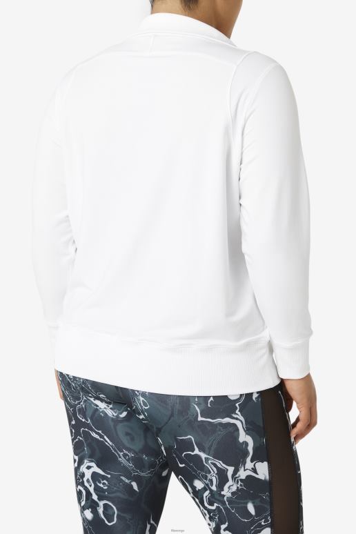 FILA kvinner fila fi-lux halv glidelås hvit HHL841927 hvit