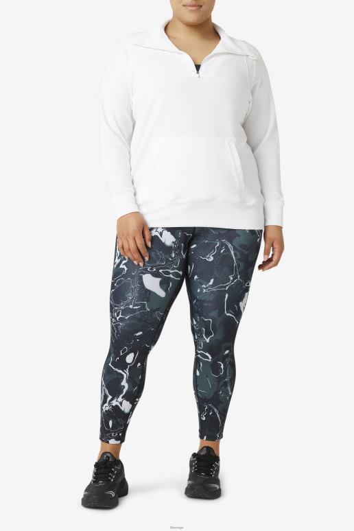 FILA kvinner fila fi-lux halv glidelås hvit HHL841927 hvit