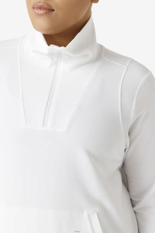 FILA kvinner fila fi-lux halv glidelås hvit HHL841927 hvit