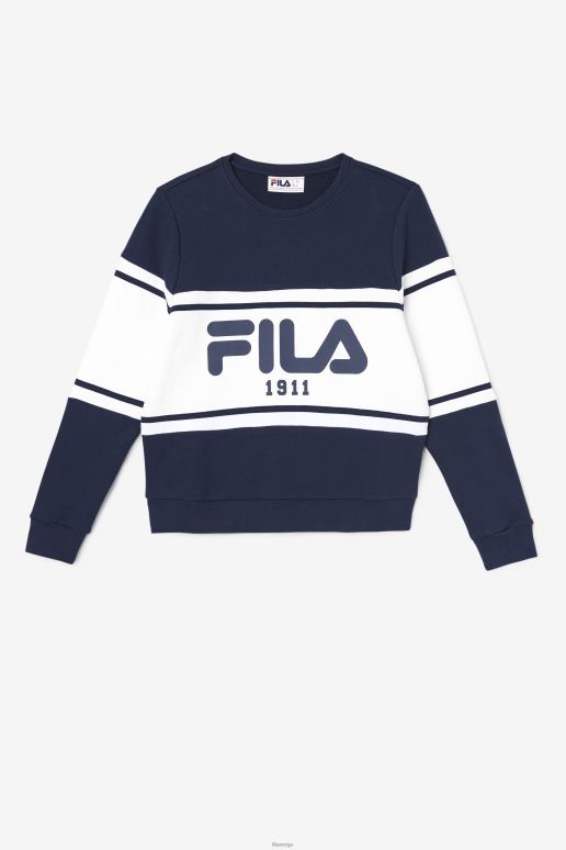 FILA kvinner fila navy jayla mannskap HHL841498 marinen