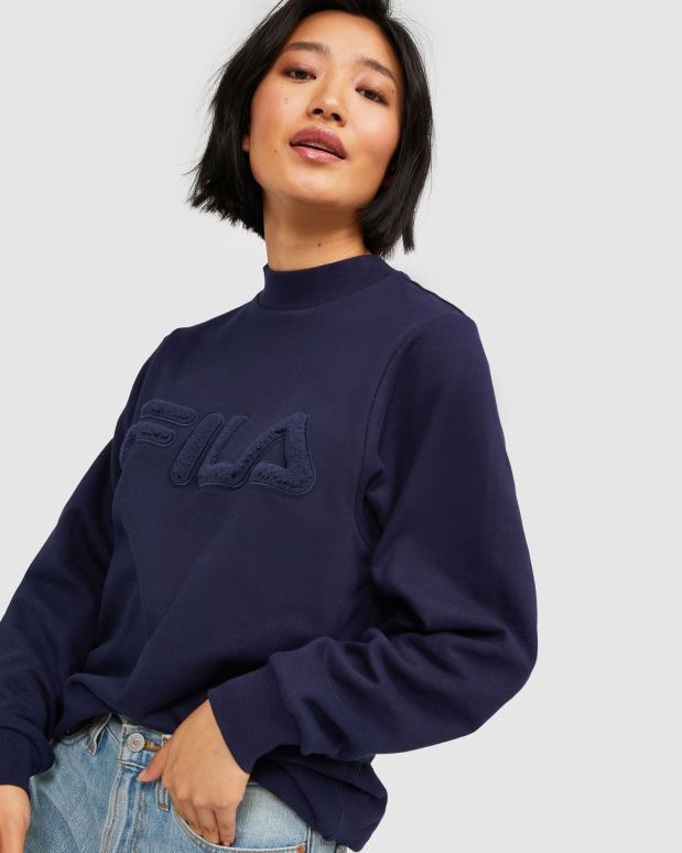 FILA kvinner fila new navy dame dana 2.0 hi-lo sweat HHL842968 ny marine
