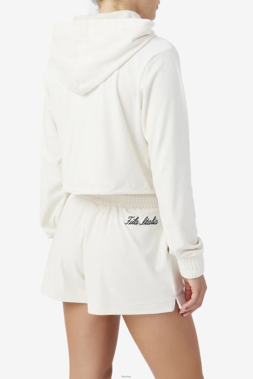 FILA kvinner gardenia/svart sofia hettegenser fila HHL841500 gardenia/svart