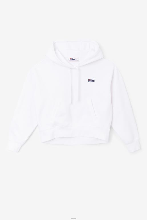 FILA kvinner hvit marina hettegenser fila HHL841494 hvit