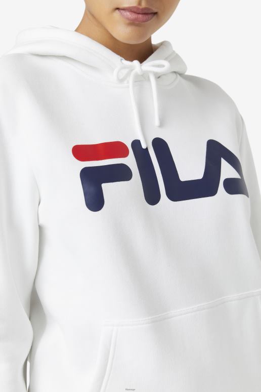 FILA kvinner hvit/peacoat lucy hettegenser fila HHL841524 hvit/peacoat