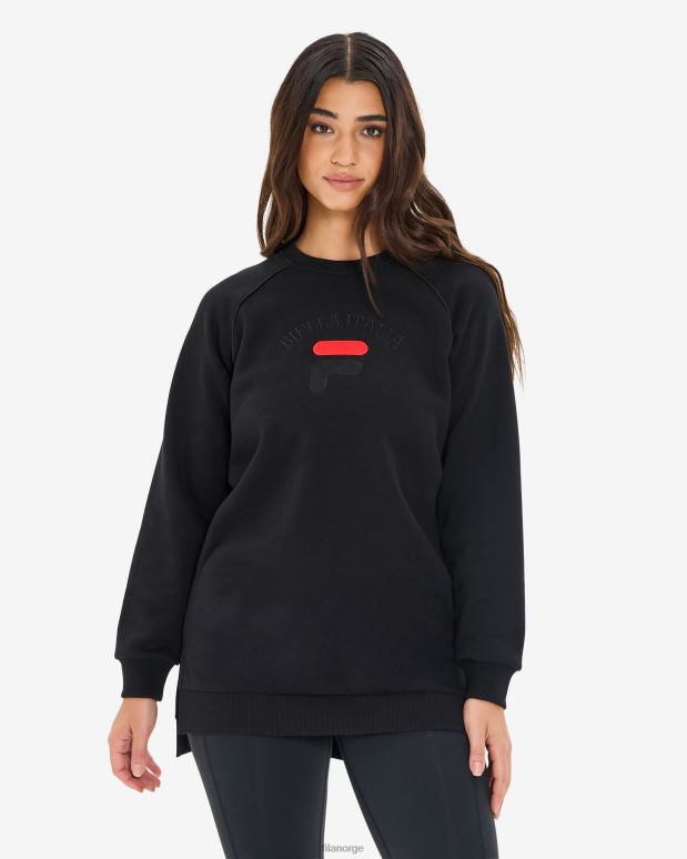 FILA kvinner kvinners amara crew tunika svart fila HHL842969 svart