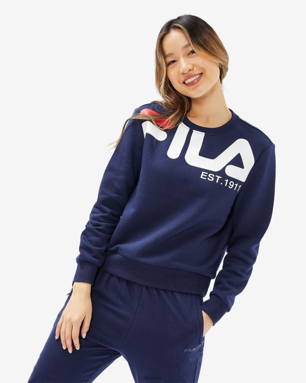 FILA kvinner kvinners grazia crew new navy fila HHL842951 ny marine