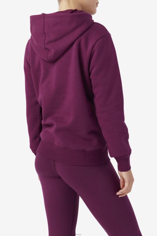 FILA kvinner lucy hettegenser fila drue vin/potpurri/rouge HHL841526 druevin/potpurri/rouge