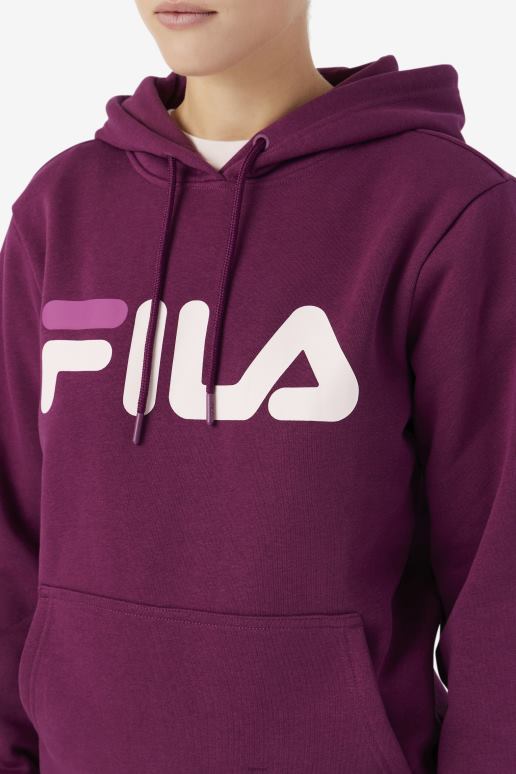 FILA kvinner lucy hettegenser fila drue vin/potpurri/rouge HHL841526 druevin/potpurri/rouge