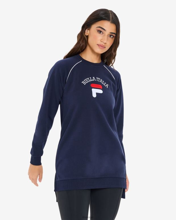 FILA kvinner ny marine amara crew tunika fila for kvinner HHL842958 ny marine