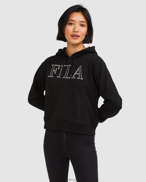 FILA kvinner svart dame isidora hettegenser fila HHL842970 svart