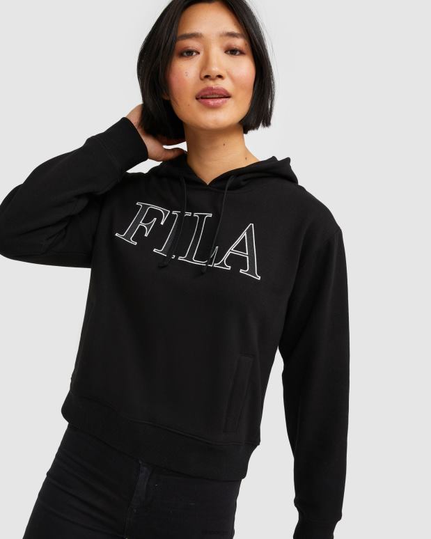 FILA kvinner svart dame isidora hettegenser fila HHL842970 svart