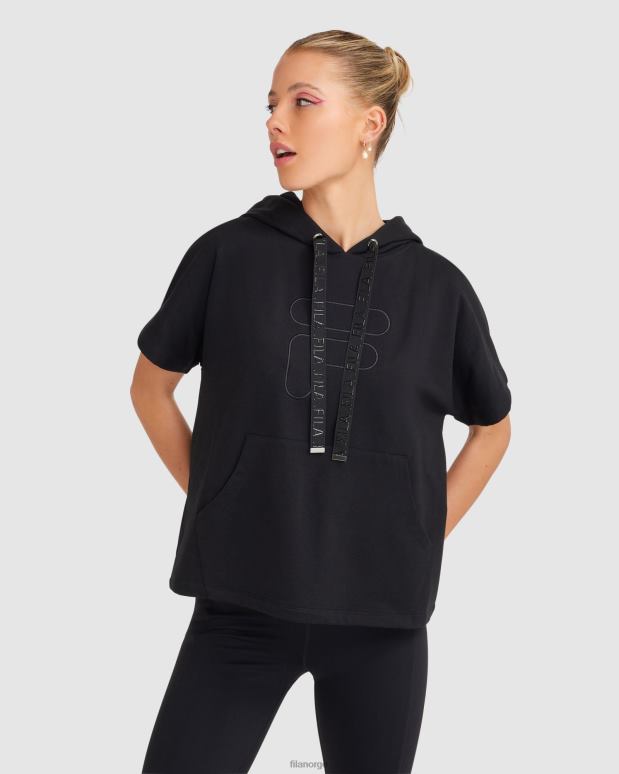 FILA kvinner svart spencer ss hettegenser for kvinner fila HHL842814 svart