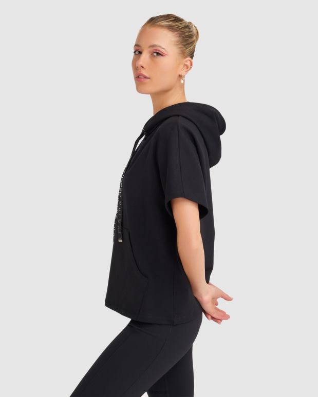 FILA kvinner svart spencer ss hettegenser for kvinner fila HHL842814 svart