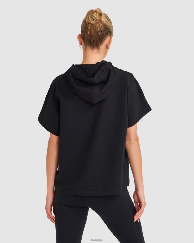 FILA kvinner svart spencer ss hettegenser for kvinner fila HHL842814 svart