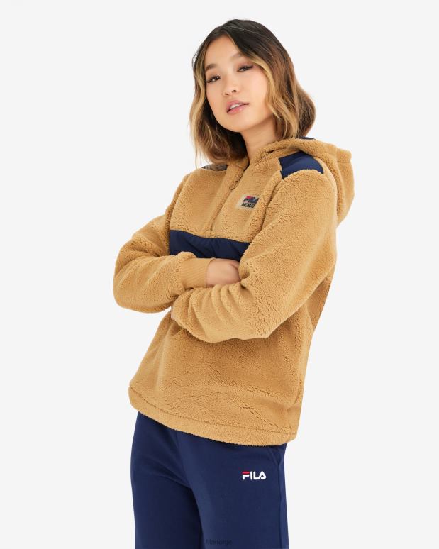 FILA kvinner teddy dame janet teddy qtr zip fila HHL842880 bamse