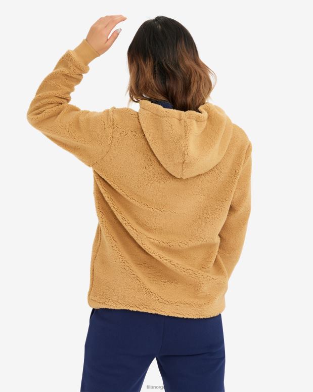 FILA kvinner teddy dame janet teddy qtr zip fila HHL842880 bamse