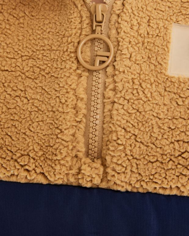 FILA kvinner teddy dame janet teddy qtr zip fila HHL842880 bamse