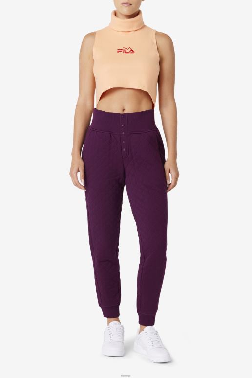 FILA kvinner eliana cropped neck warmer oransje/cayenne fila HHL841415 appelsin/cayenne