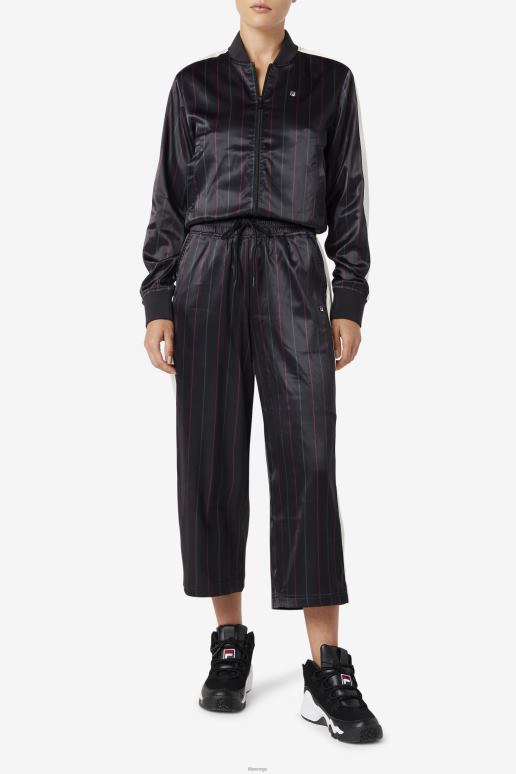 FILA kvinner farah sateng treningsjakke fila black/tofu HHL841778 svart/tofu