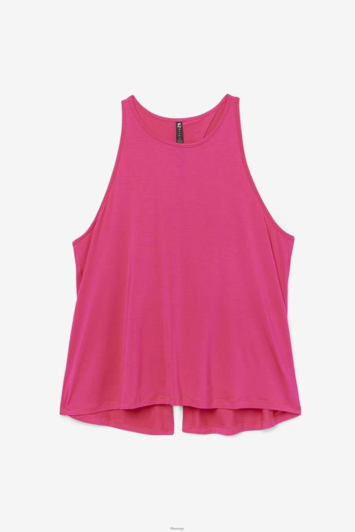 FILA kvinner fi-lux tanktop med åpen rygg i lys rosa fila HHL841913 lys rosa