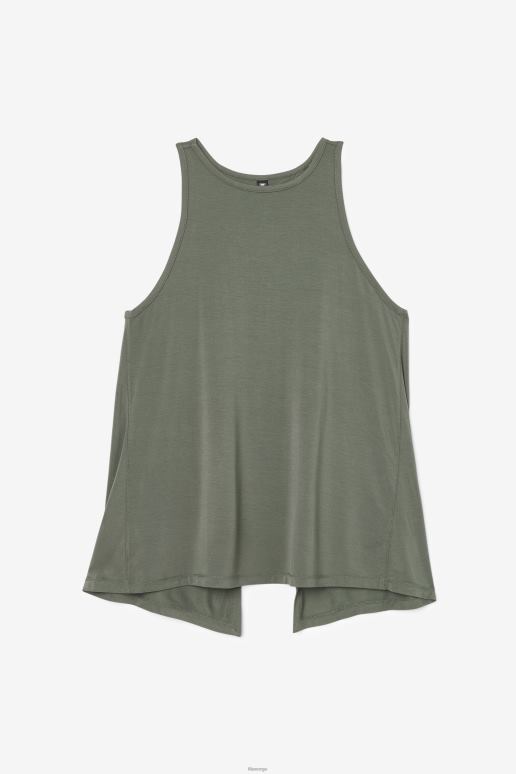 FILA kvinner fi-lux tanktop med åpen rygg timian fila HHL841865 timian