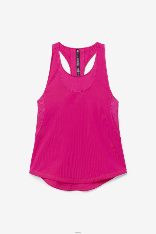 FILA kvinner fila brtpink uplift teksturert racerback tank-topp HHL841882 brtrosa