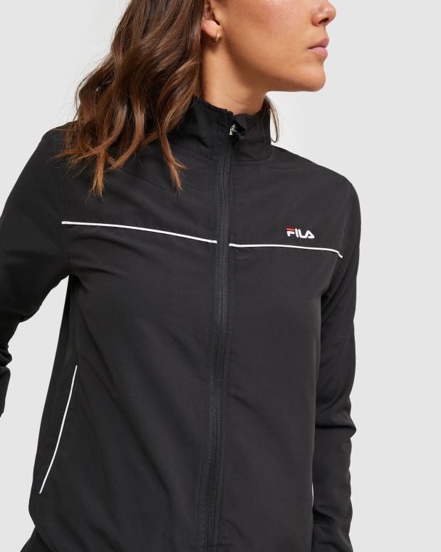 FILA kvinner fila classic mikrofiberjakke for kvinner svart HHL842881 svart