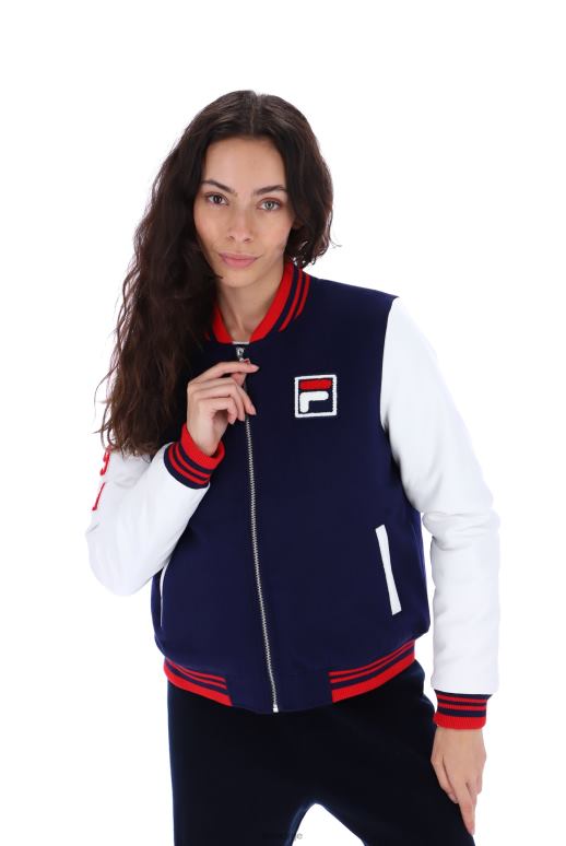 FILA kvinner fila dixon varsity jakke HHL843435