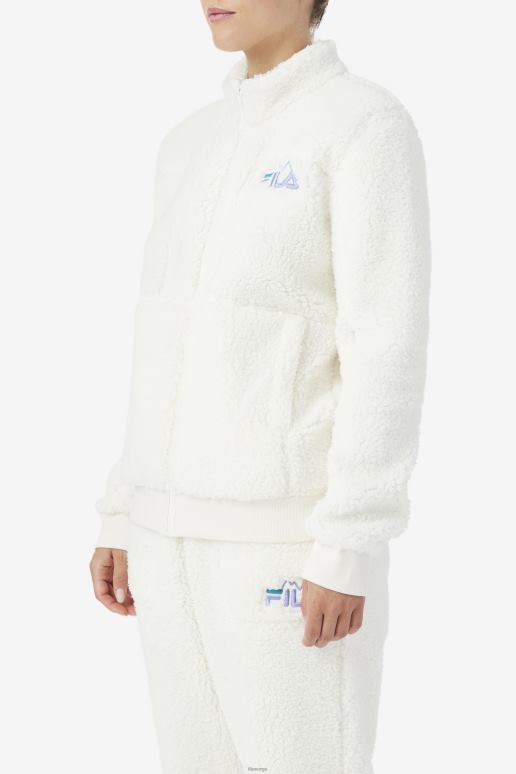 FILA kvinner fila egret/jacaranda/deep lake freyja sherpajakke HHL841774 egret/jakaranda/dyp innsjø