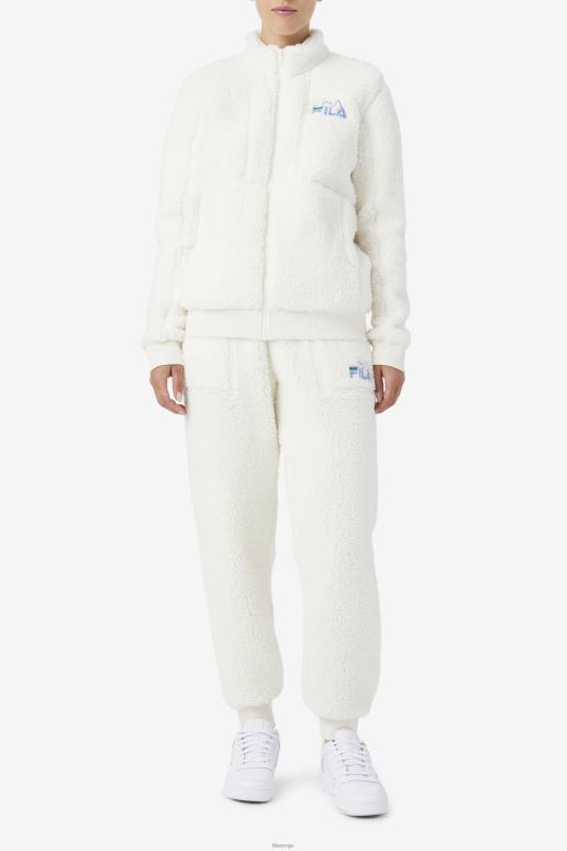 FILA kvinner fila egret/jacaranda/deep lake freyja sherpajakke HHL841774 egret/jakaranda/dyp innsjø