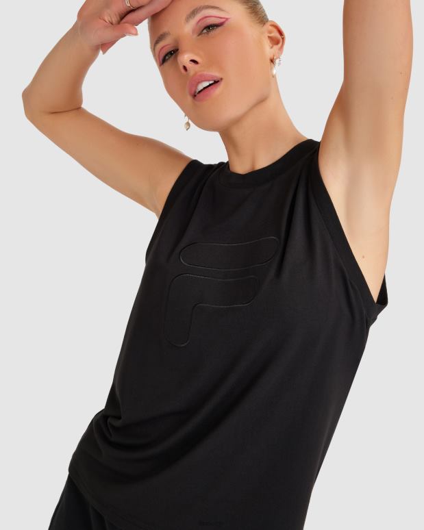 FILA kvinner fila svart spencer tank for kvinner HHL842812 svart
