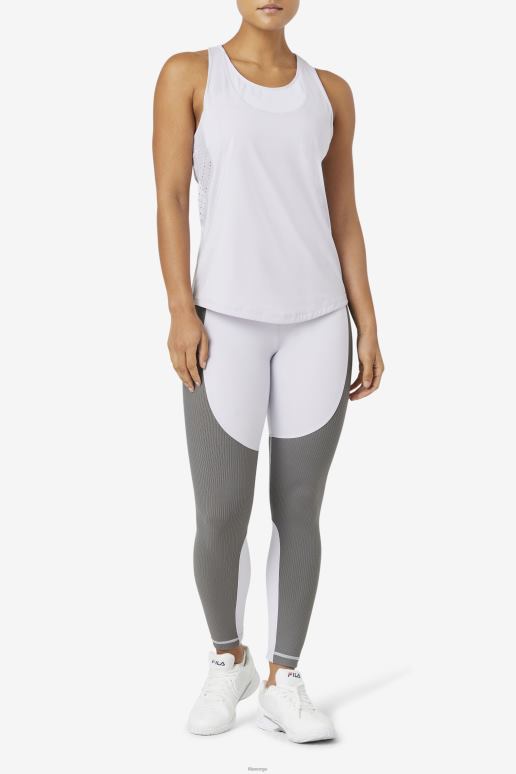 FILA kvinner fila uplift teksturert racerback tank-topp lavendrblå HHL841879 lavendelblå