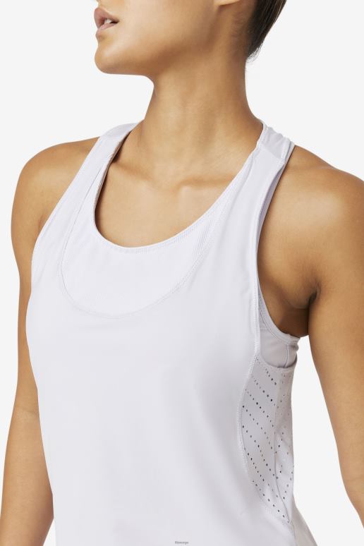 FILA kvinner fila uplift teksturert racerback tank-topp lavendrblå HHL841879 lavendelblå
