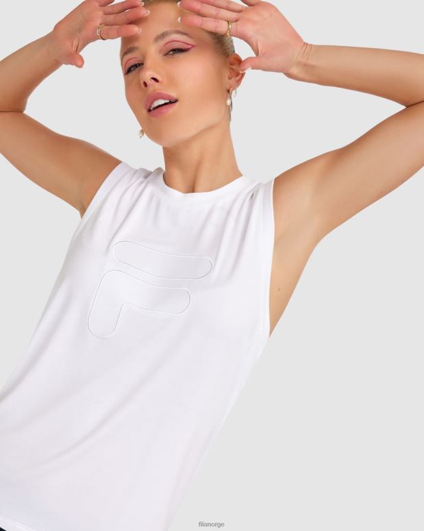 FILA kvinner hvit fila spencer tank for kvinner HHL842811 hvit