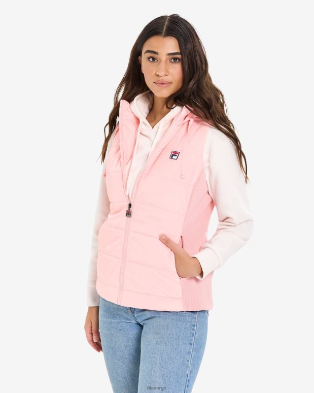 FILA kvinner iranga puffvest for kvinner blek rose fila HHL842975 blek rose