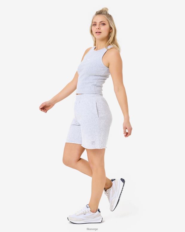 FILA kvinner lys grå marle marbel rib tank fila HHL842946 lys grå marle